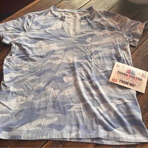 PINK Victoria's Secret Blue-Gray Tee